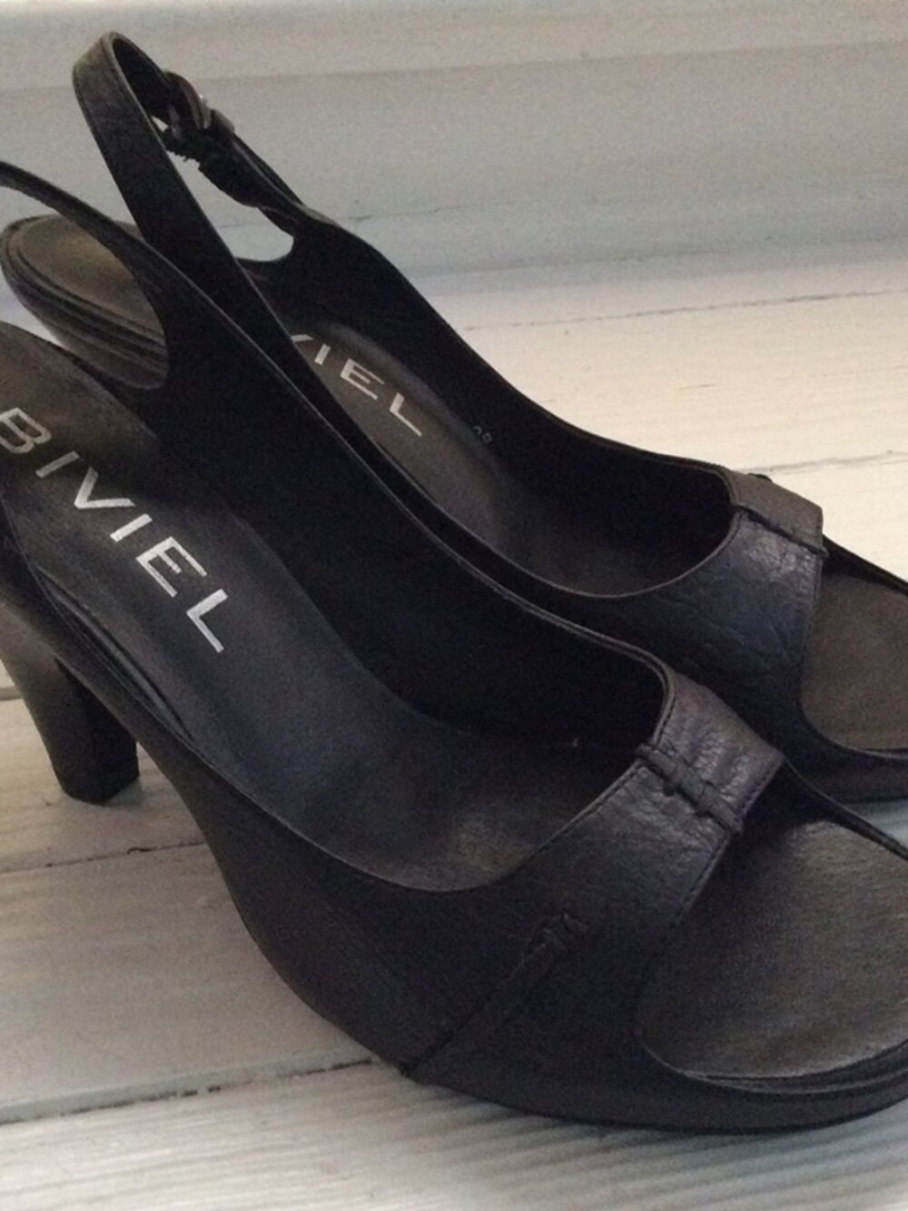 Biviel Slingback Heels 38/7.5